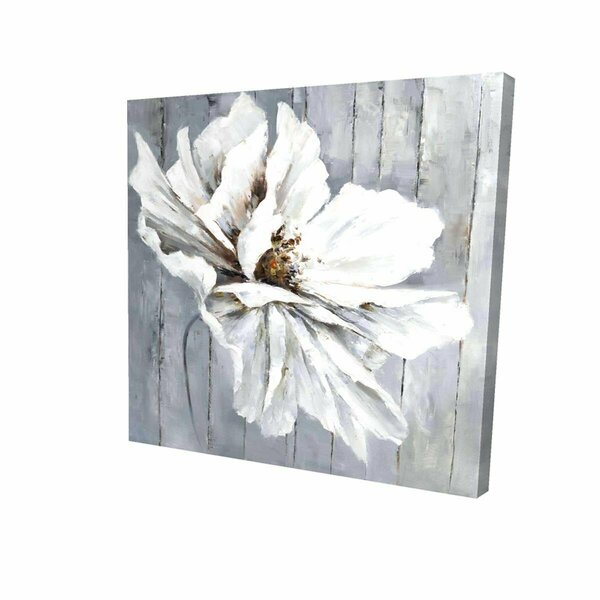 Begin Home Decor 16 x 16 in. Flower on Wood-Print on Canvas 2080-1616-FL91